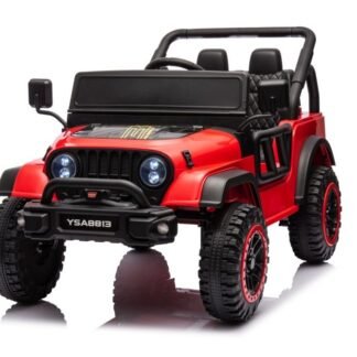 JEEP LITTLE 24V PARA NIÑOS, 1-4 AÑOS, una plaza, RC, ROJO  INDA621-LE-YSA8813